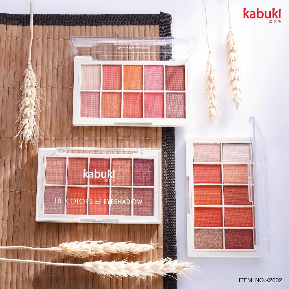 Kabuki ,Kabuki 10 Colors Of Eyeshadow,Kabuki 10 Colors Of Eyeshadow K2002-03,Kabuki 10 Colors Of Eyeshadow K2002,K2002,Kabuki 10 Colors Of Eyeshadow K2002ราคา,Kabuki 10 Colors Of Eyeshadow K2002รีวิว